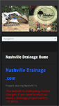 Mobile Screenshot of nashvilledrainage.com